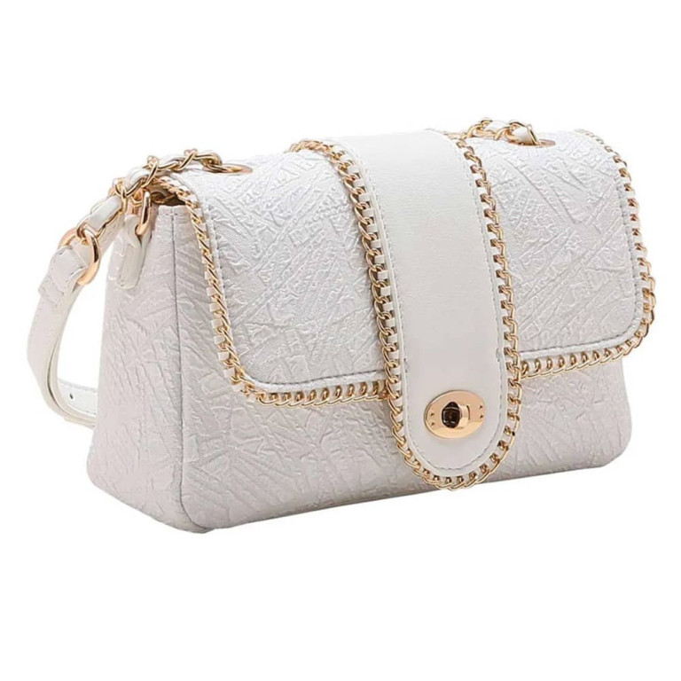 Bolsa MiniBag Feminina Elegance Transversal Branco 34.83634 - Chenson