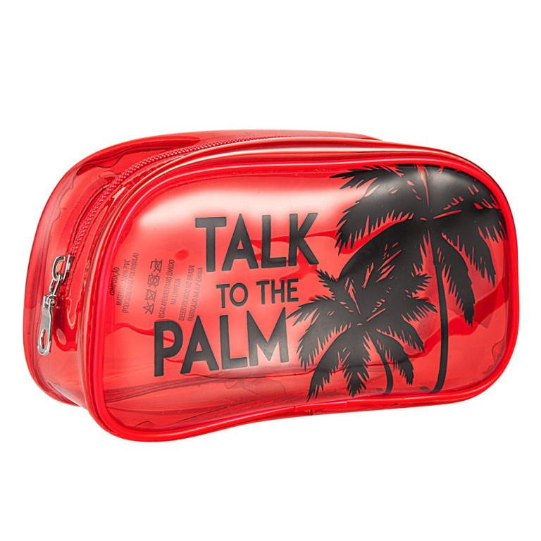 Necessaire Talk To The Palm Vermelha - Pagani