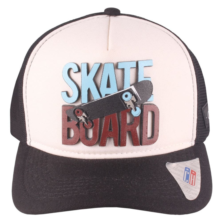 Boné Aba Curva Snapback Trucker Classic Hats Skate Board