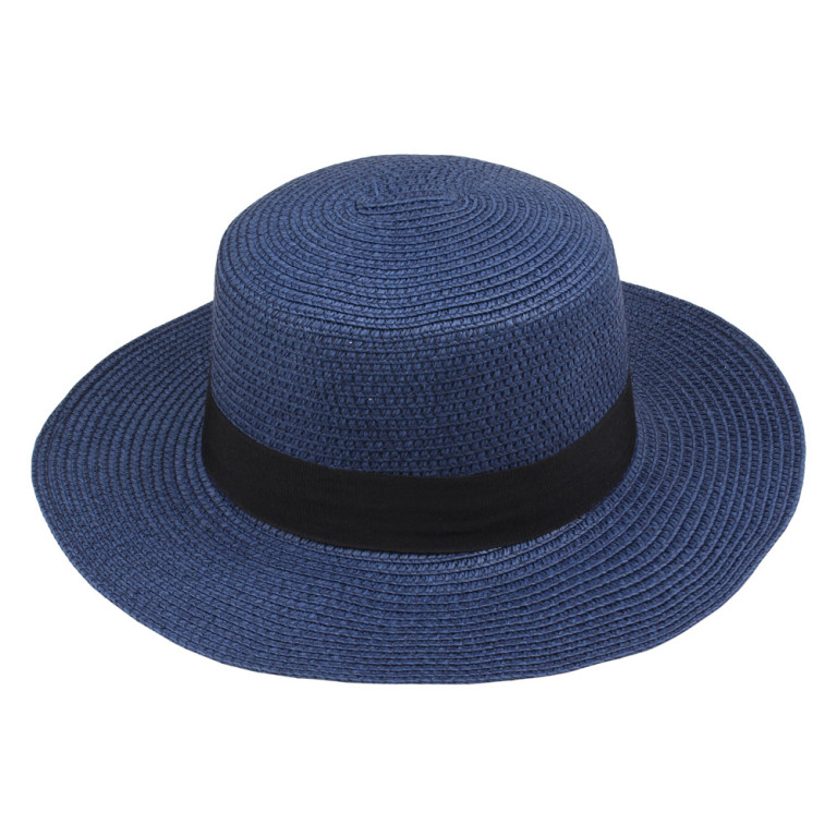 Chapéu de Praia Palha Azul 1