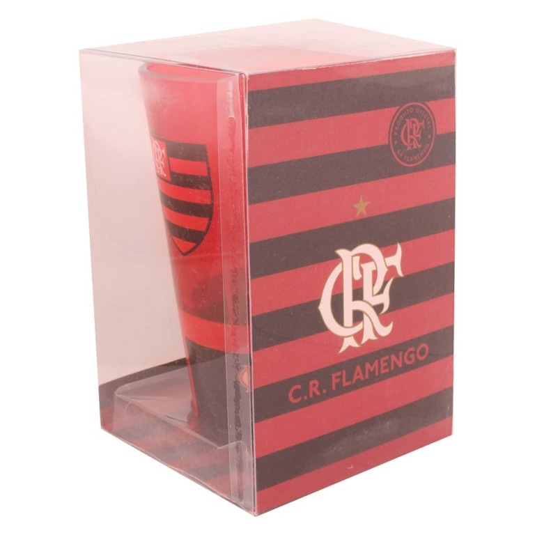 Copo do Flamengo de Vidro 475 ml