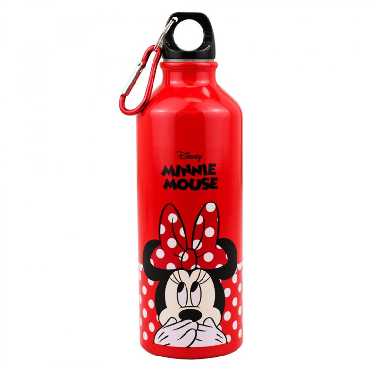 Garrafa Alumínio com Prendedor Minnie Mouse 500 ml 1