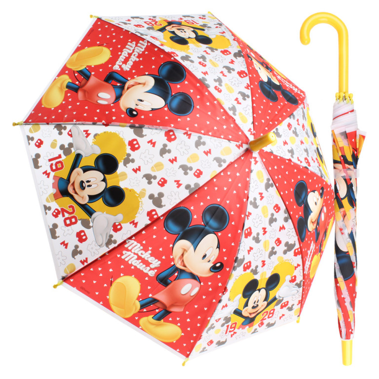 Guarda Chuva Sombrinha Infantil Disney Mickey Amarelo 1