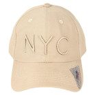 Boné Aba Curva Strapback Classic Hats NYC Bege 2