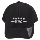 Boné Infantil Aba Curva Classic Hats NYC Estrelas Preto 2