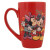 Caneca Mickey & Minnie em Porcelana Vermelho 400 ml